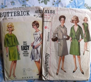 60s simple dress and jacket patterns'