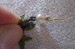 vintage necklace pearl clasp